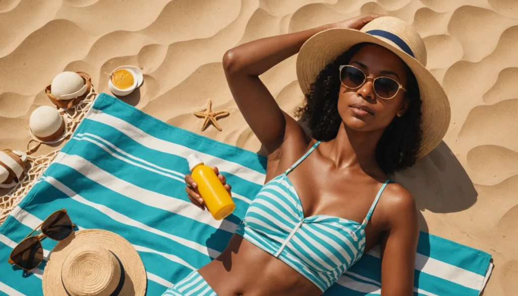 bronzer peau noire