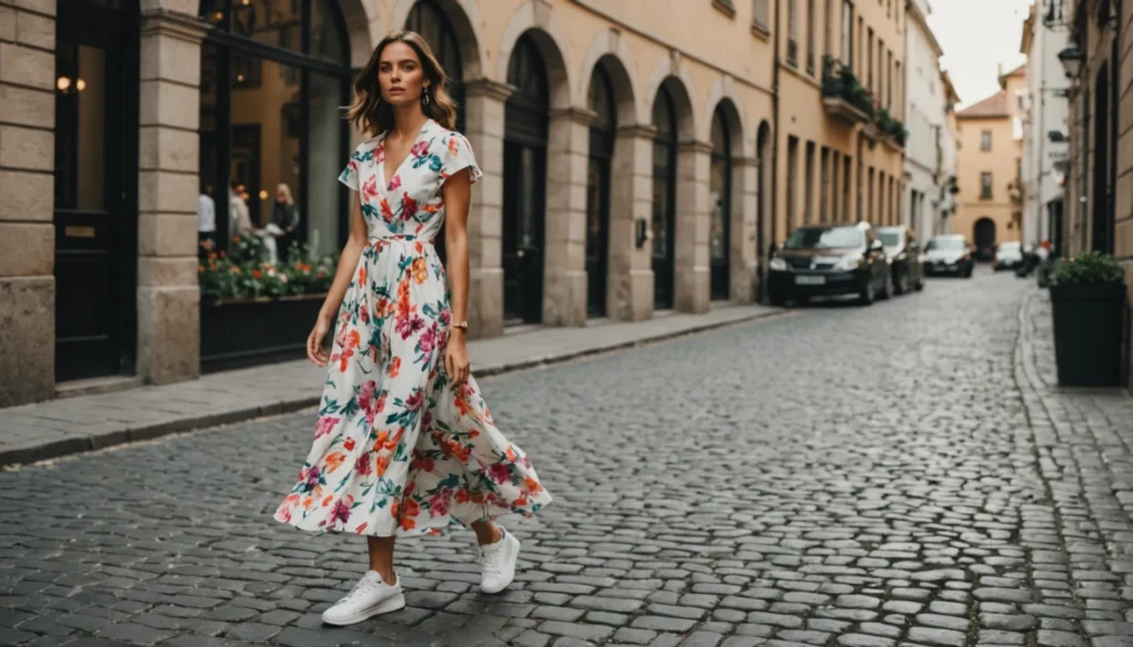 baskets avec robe longue