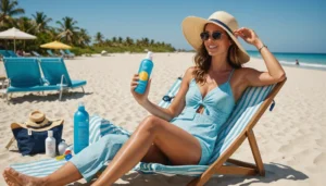 bronzage peau blanche